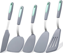 5er Set Silikon Pfannenwender, BPA-frei, hitzebeständig