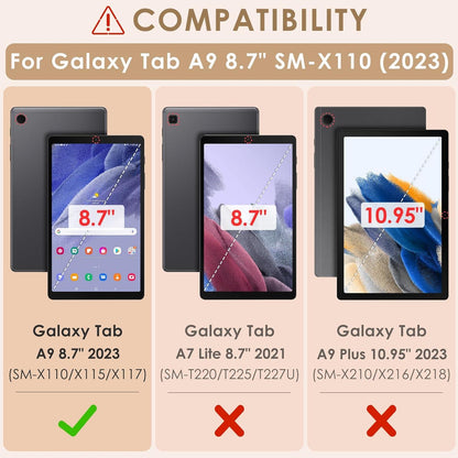 KATUMO Silikon Kinder Hülle Samsung Galaxy Tab A9 2023 8,7