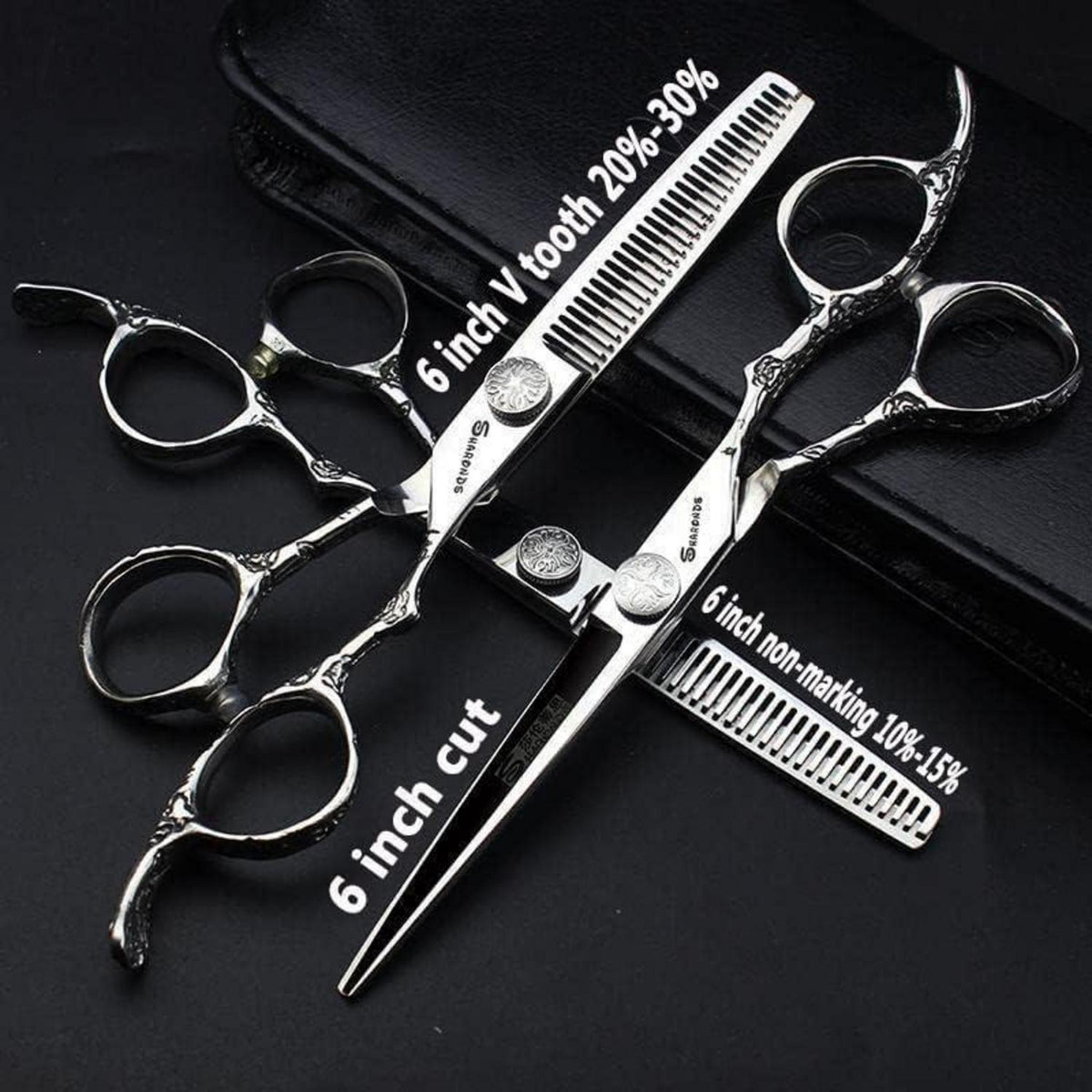 Personalisierte Haarschneidescheren Set 6/7 Zoll für Friseure