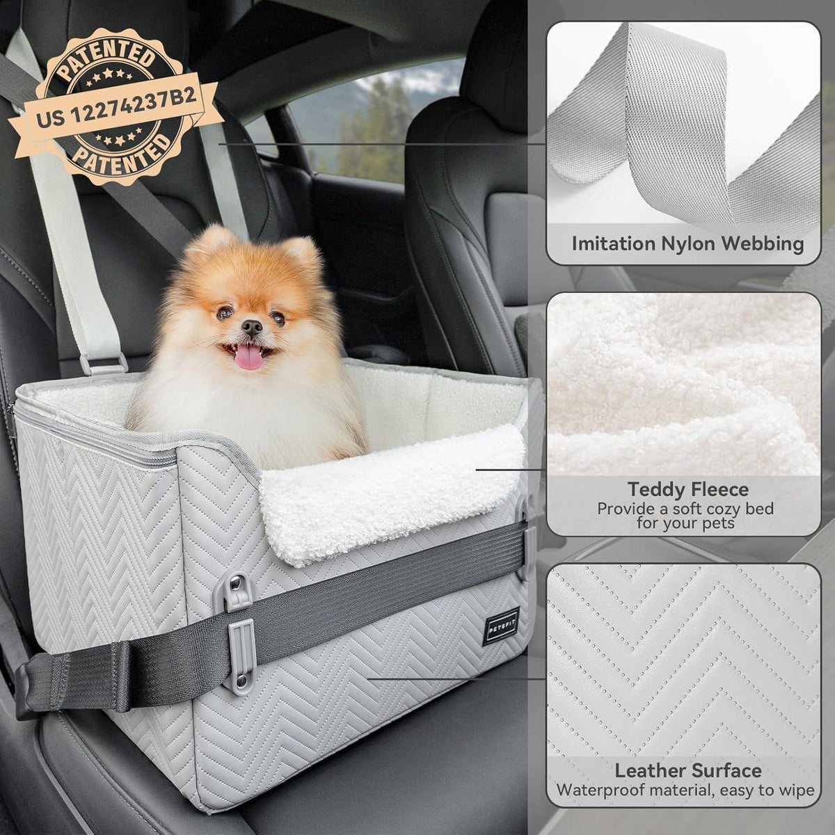 Hunde Autositz für kleine Hunde – Sicher & Komfortabel