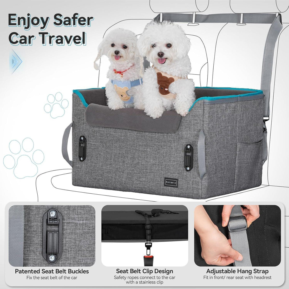Hund Autositz für kleine Hunde – Sicher & Komfortabel