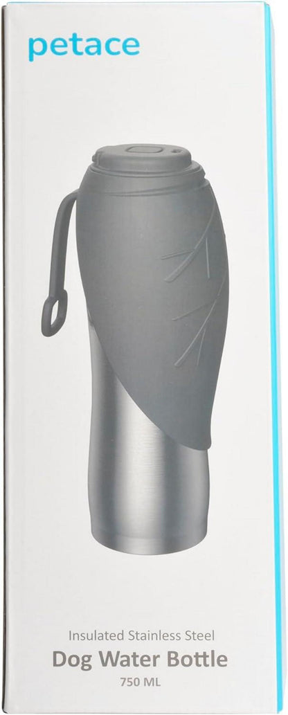 Petace Hunde Trinkflasche 720ml Edelstahl Isoliert Wasserflasche