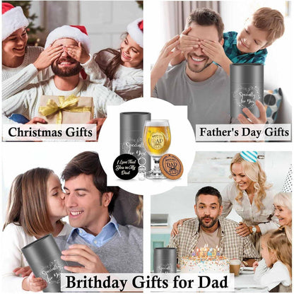 Personalisiertes Bierglas für Papa - Lustiges Geschenk zum