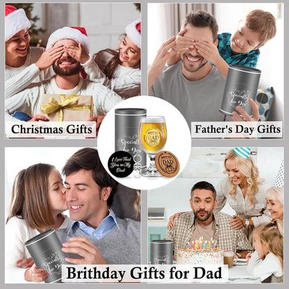 Personalisierte Biergläser für Papa Vater Geburtstag Weihnachten