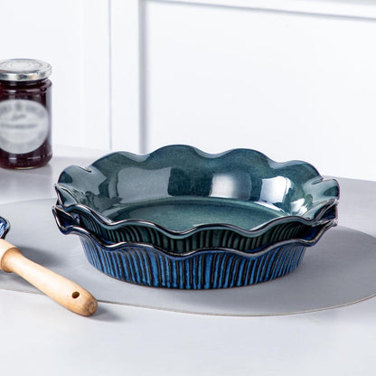 Vancasso STERN Tarteform Steingut 26cm Backform Ofenfest grün