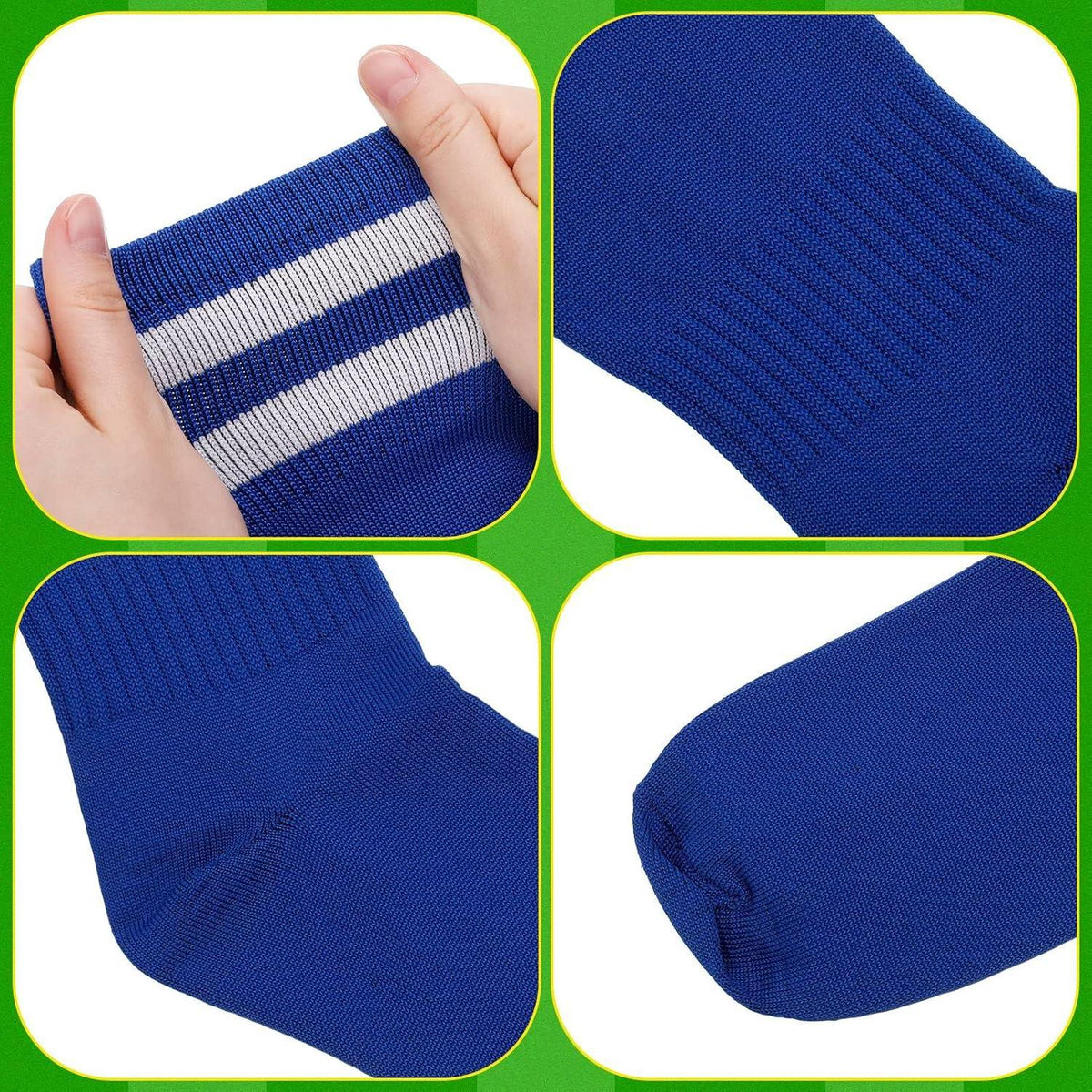 Kinder Fußballsocken 4 Paare Sportsocken Trainingssocken Laufen Sport