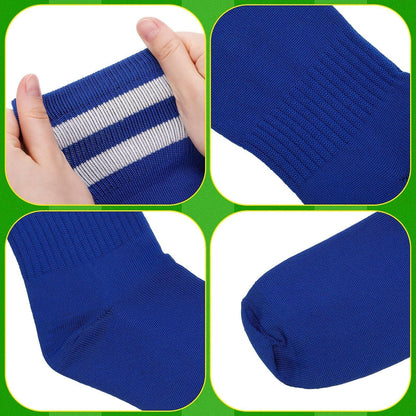 Kinder Fußballsocken 4 Paare Sportsocken Trainingssocken Laufen Sport