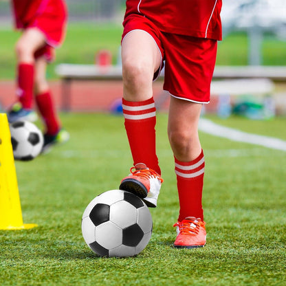 4 Paare Kinder Fußball Socken für Jungen und Mädchen - Sportsocken in verschiedenen Farben