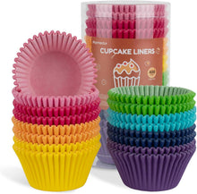 Papier-Muffinförmchen Jumbo-Größe 8 Farben 400 Stück