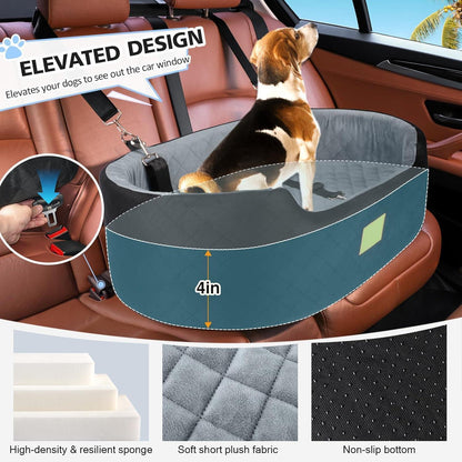 Hundesitz Auto – Sicher & Komfortabel für Große/Mittel Hunde