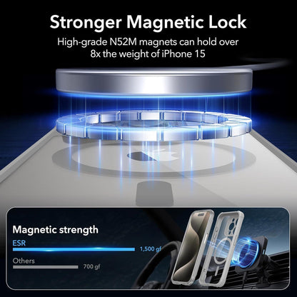 ESR iPhone 15 Pro Hülle MagSafe 360° Stoßfest Kameraschutz