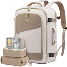 Handgepäck Rucksack Damen 40L, Reiserucksack Wasserdicht