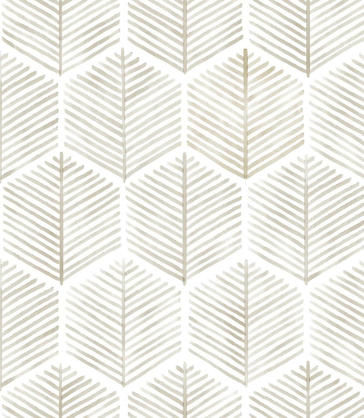 Selbstklebende Streifen Tapete Vinyl Beige 44x1000cm