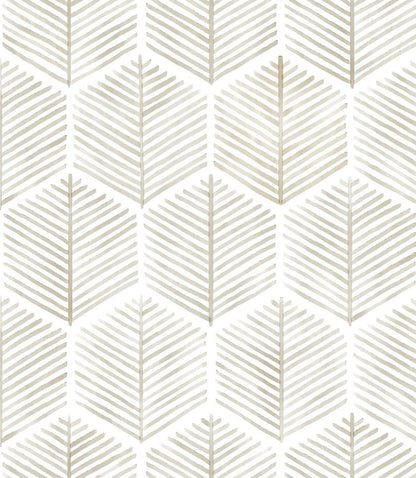 Selbstklebende Streifen Tapete Vinyl Beige 44x1000cm