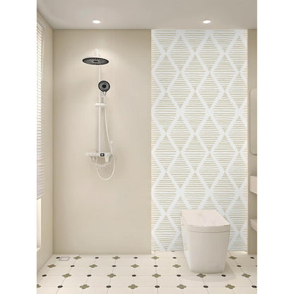 Selbstklebende Tapete Moderner Streifen Beige 44Bx1000Lcm