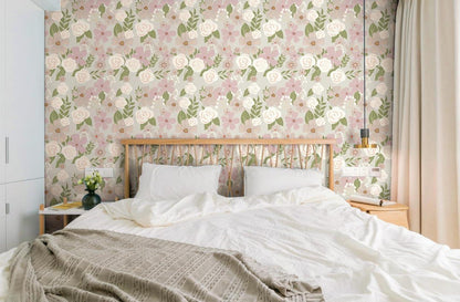 Selbstklebende Möbelfolie Blume PVC Kamelienblüte 44x300cm