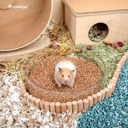 Natürliches Kokosnuss-Hamster-Einstreu für Zwerghamster Mäuse Degus - 2-3mm