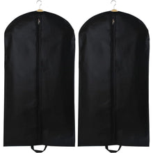 Kleidersäcke 2er Set Staubdicht Atmungsaktiv 60x100cm Schwarz