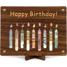 Giftota Money Gift Birthday - Wooden Happy Birthday