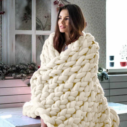Chunky Wolle 500g - Cremegelb zum Stricken & Häkeln
