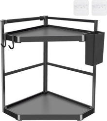 Verstellbares Edelstahl Eckregal für Küche, Badezimmer - 2