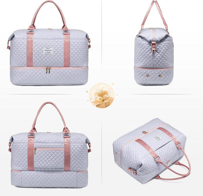 LOVEVOOK Reisetasche Damen Groß Sporttasche Weekender Wasserdicht Gym