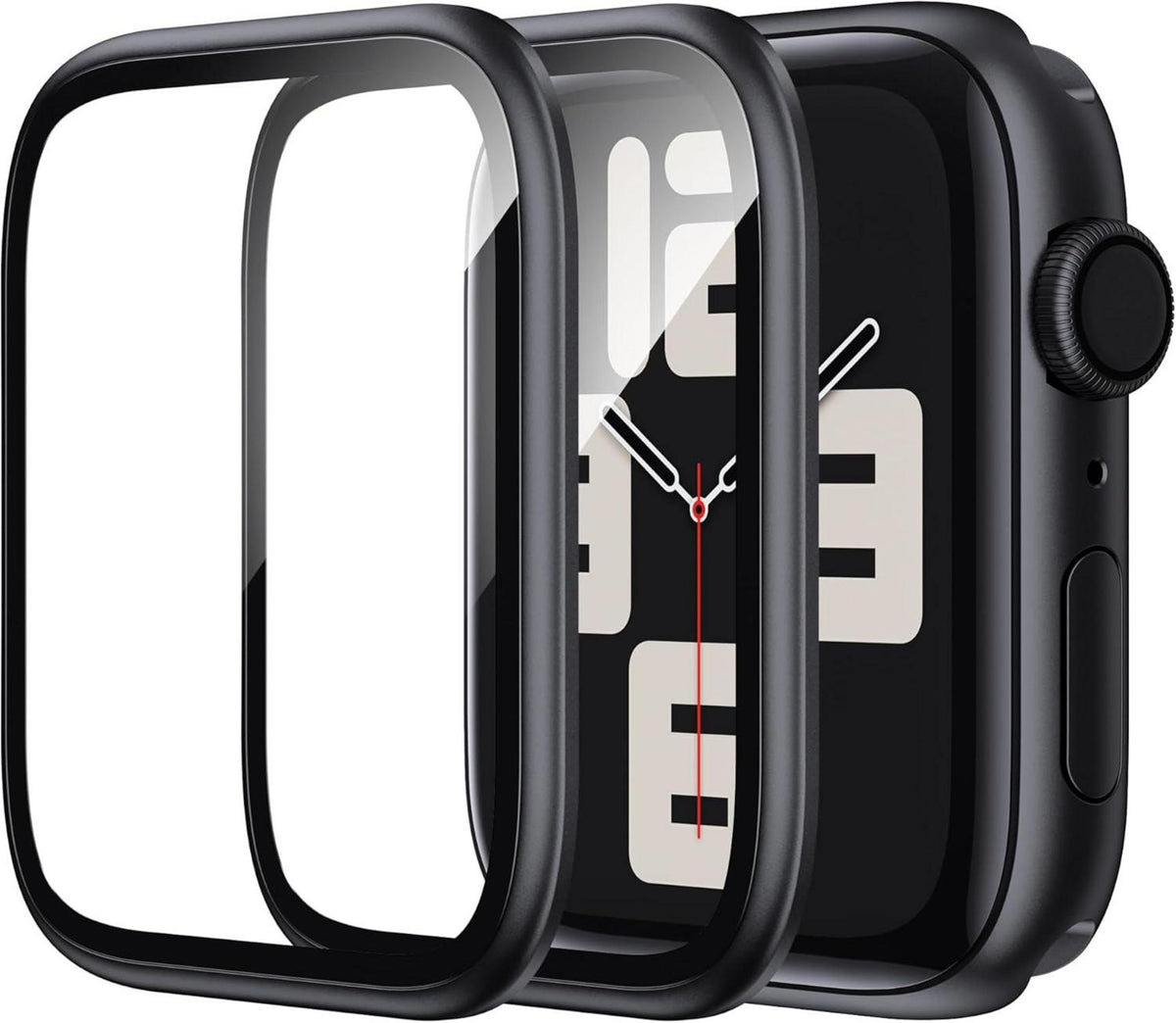 WSKEN Schutzfolie Apple Watch Series SE2/6/5/4 44mm Panzerfolie 2