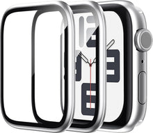 WSKEN Schutzfolie Apple Watch SE2 SE 6 5 4 44mm 2 Stück Silber