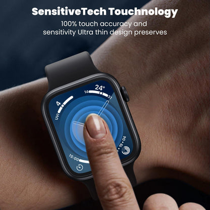 WSKEN Apple Watch 9/8/7 45mm Schutzfolie, Titan