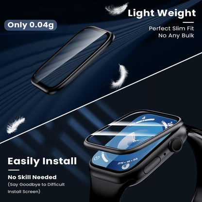 WSKEN Apple Watch 9/8/7 45mm Schutzfolie, Titan