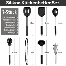 Küchenhelfer Set Silikon Edelstahl Antihaft