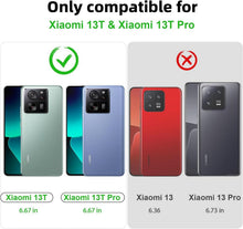 AROYI Xiaomi 13T Pro Handyhülle Kameraschutz Schwarz 6,67