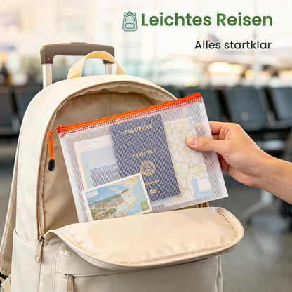24x A3 Dokumententasche mit Reißverschluss – 12 Farben