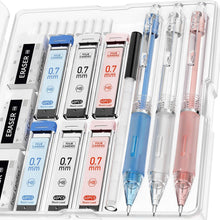 Mechanisches Bleistiftset mit 0,7 mm Minen, 360 Stück Harzmine, 3