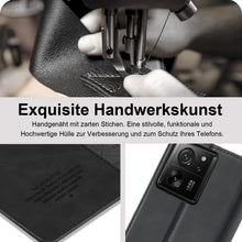Handyhülle Xiaomi 13T Pro Leder Flip Wallet mit Schutzfolie