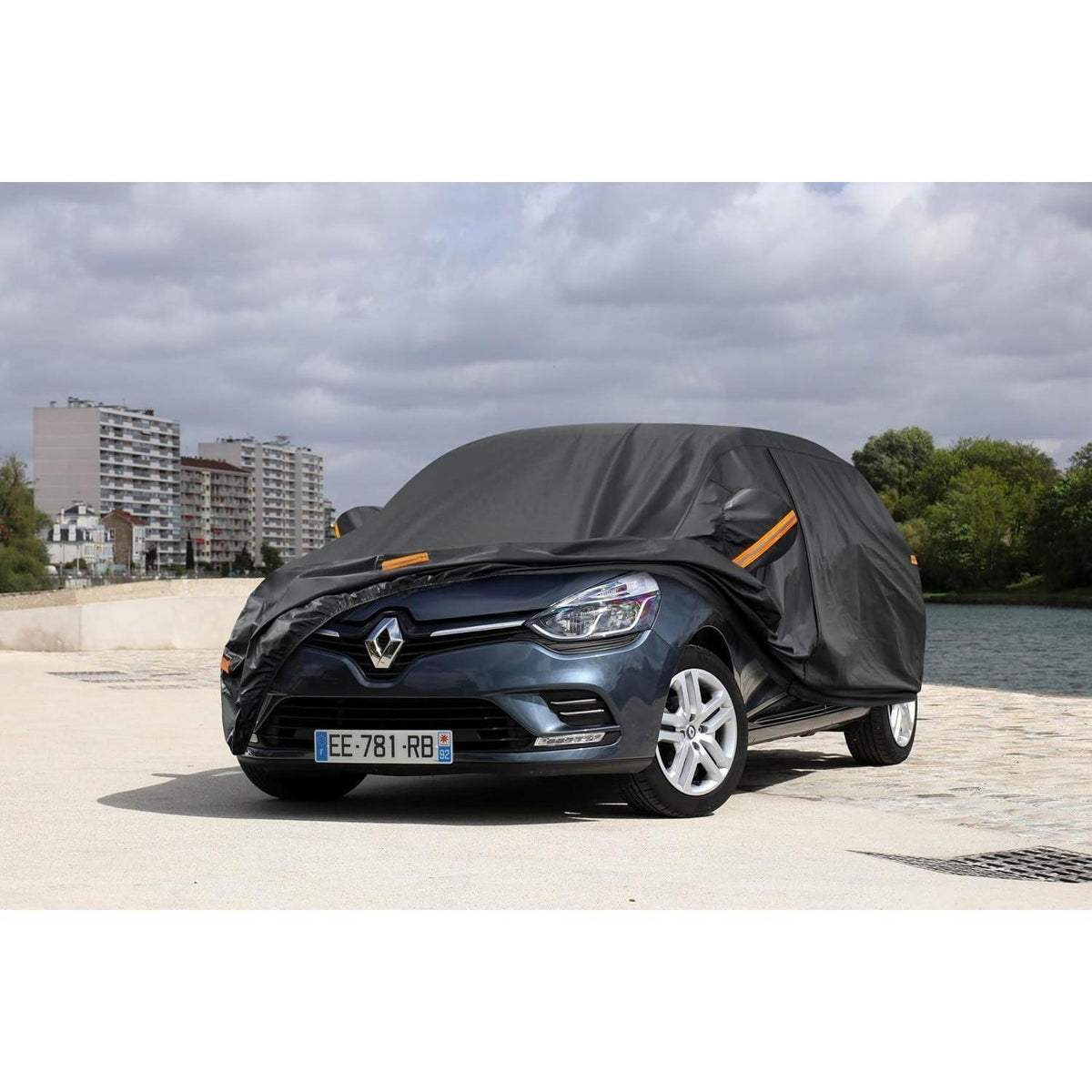 Autoabdeckung Vollgarage Wasserdicht für Renault Clio (1990-2025)