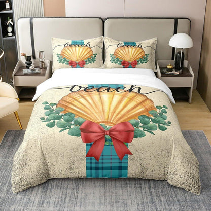 Baumwoll Bettbezug Set Hawaii Tropisch 220x240 cm