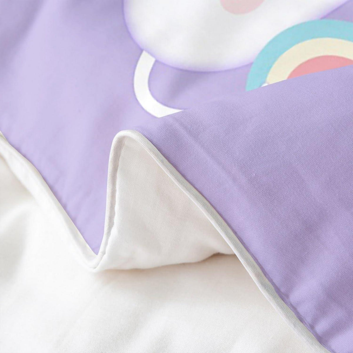 Bio Baumwoll Bettbezug Regenbogen Kinderzimmer Set