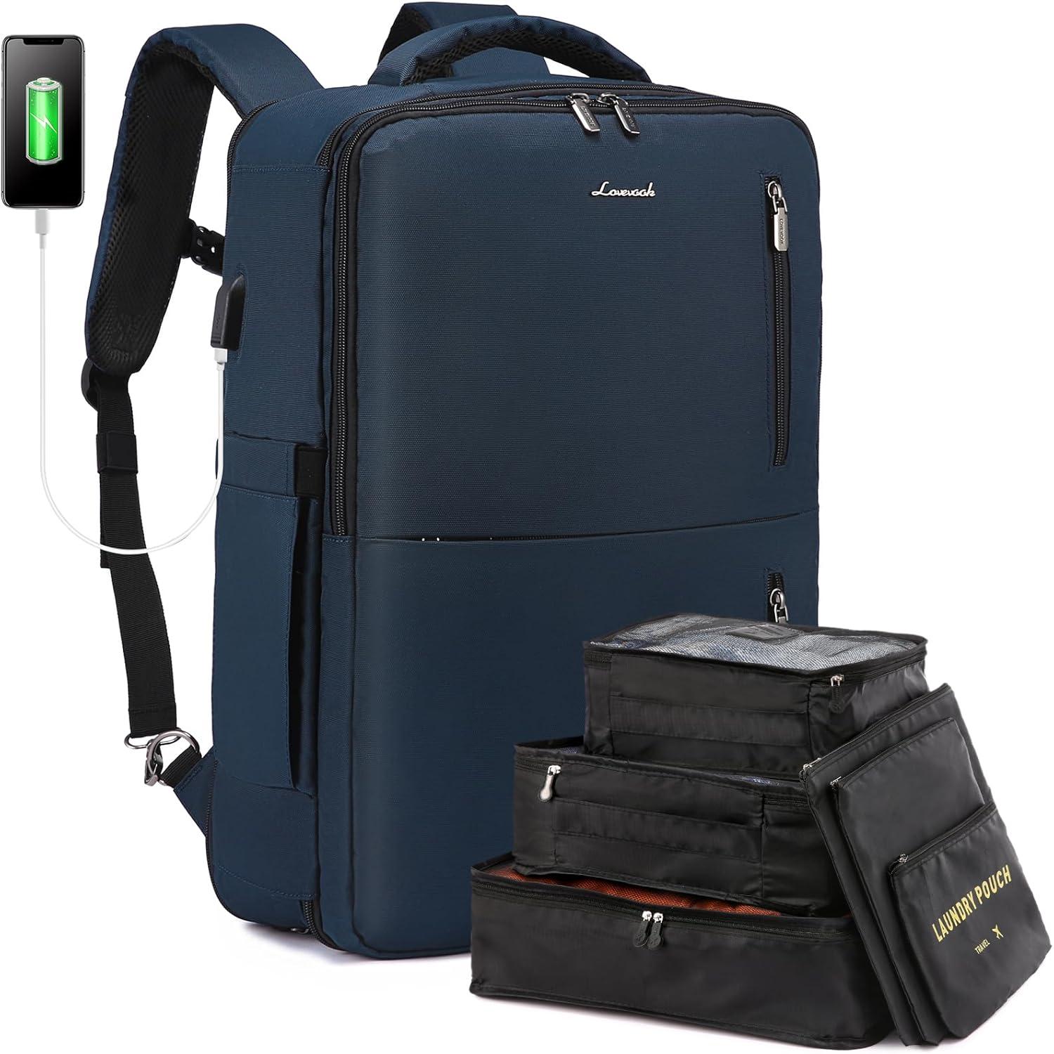 Großer Laptop-Rucksack 17.3 Zoll für Herren, Wasserdicht, Business