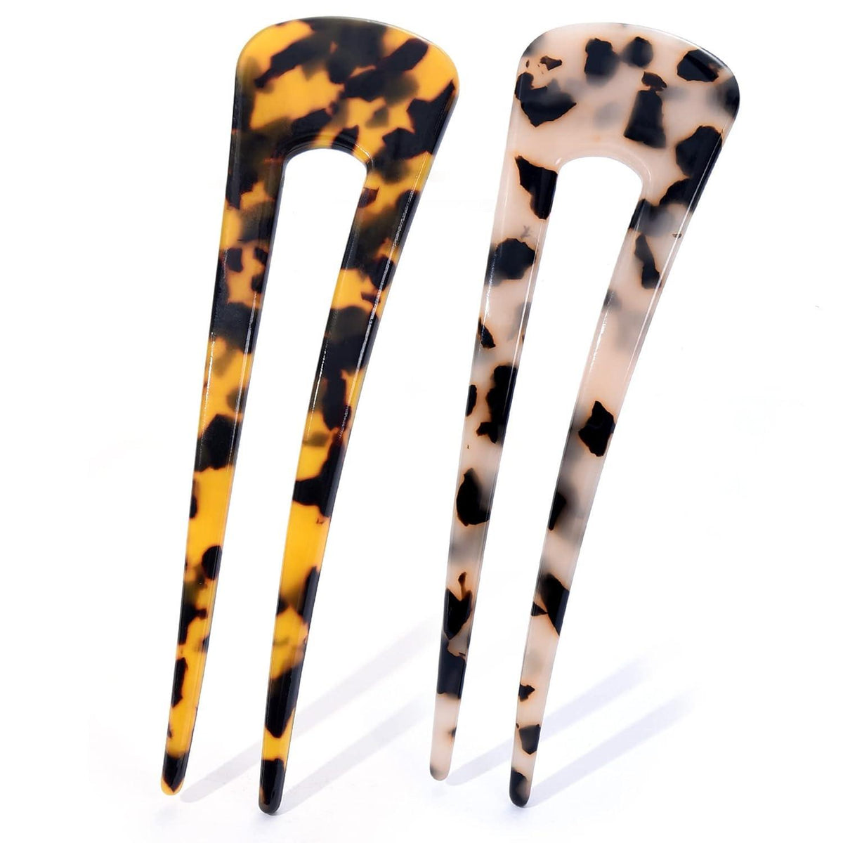 Große Französische U-förmige Haarnadeln Hair Pins 2er Set