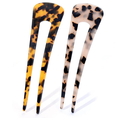 Große Französische U-förmige Haarnadeln Hair Pins 2er Set