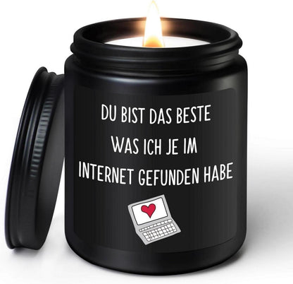 Valentinstag Jahrestag Geschenk Sandelholz Duftkerze- Liebes Geschenke