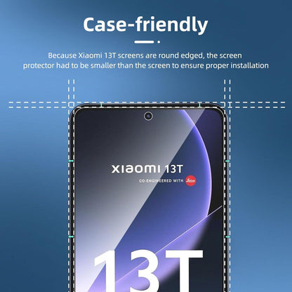 Panzer Schutz Glas Xiaomi 13T 13T Pro 3er Set 9H Härte KLAR