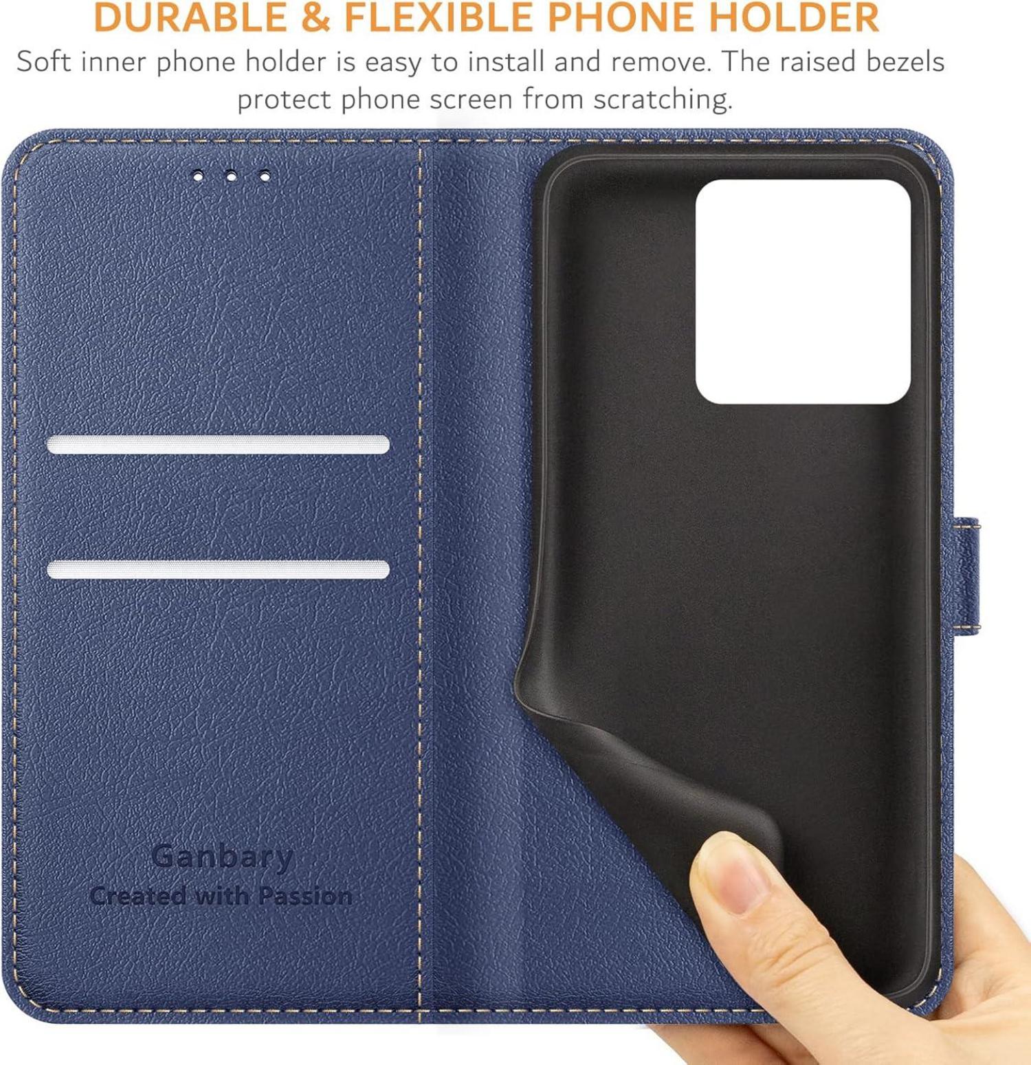 Handyhülle Xiaomi Redmi Note 13 5G Premium Leder Blau