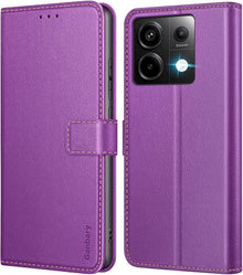 Handyhülle Xiaomi Redmi Note 13 Pro 5G Leder Violett