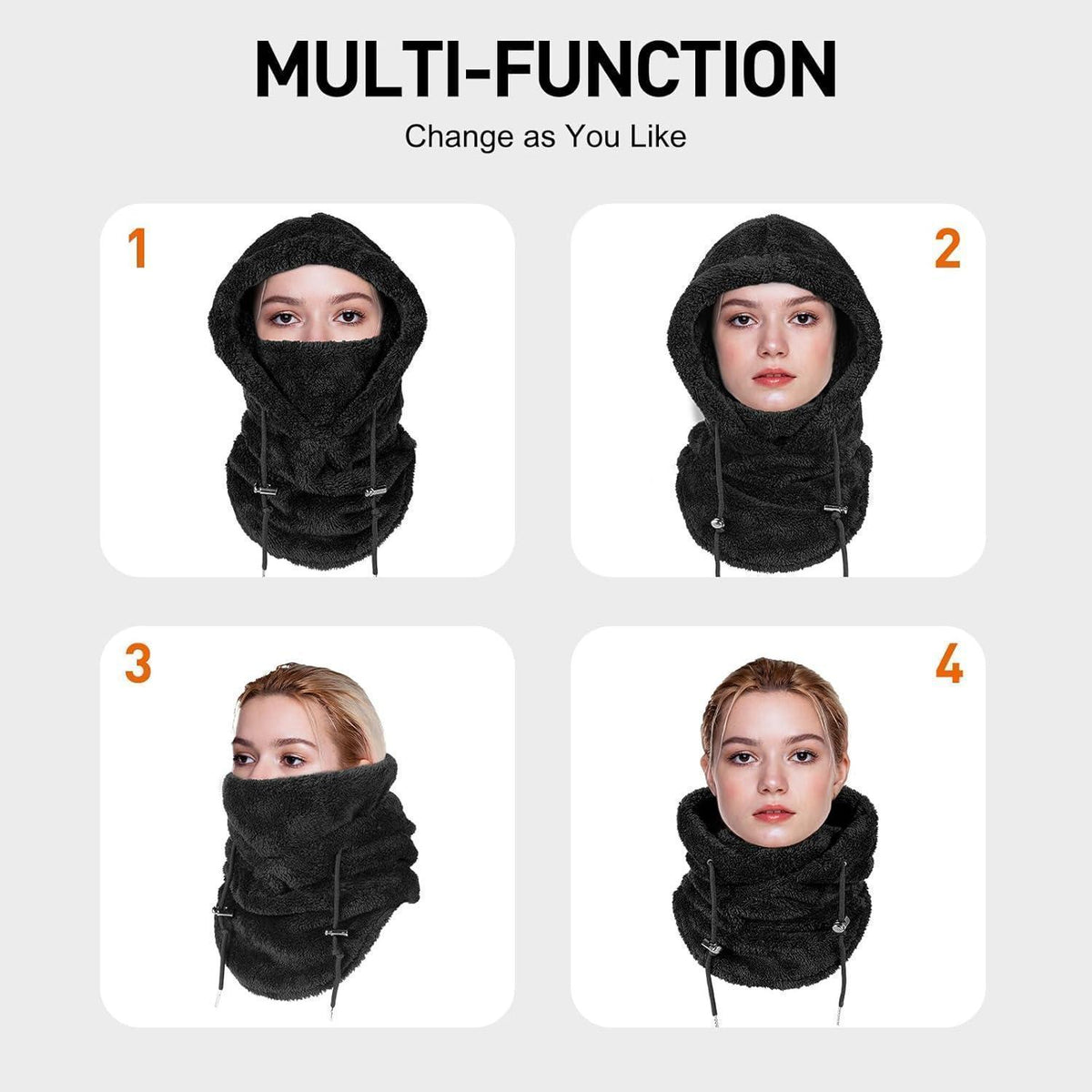 Winter Sturmhaube Fleece – Winddicht & Warm für Herren & Damen