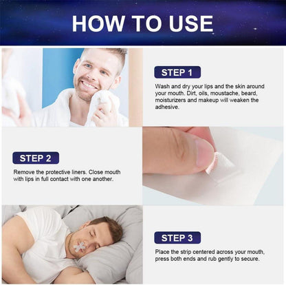 Mundkleber Schlafen 120 Pcs Anti Schnarch Pflaster Sleep Tape Schnarchen
