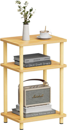 Modernes 3 Tier Beistelltisch Holz 40x30x61.5cm Einfach Aufgebaut