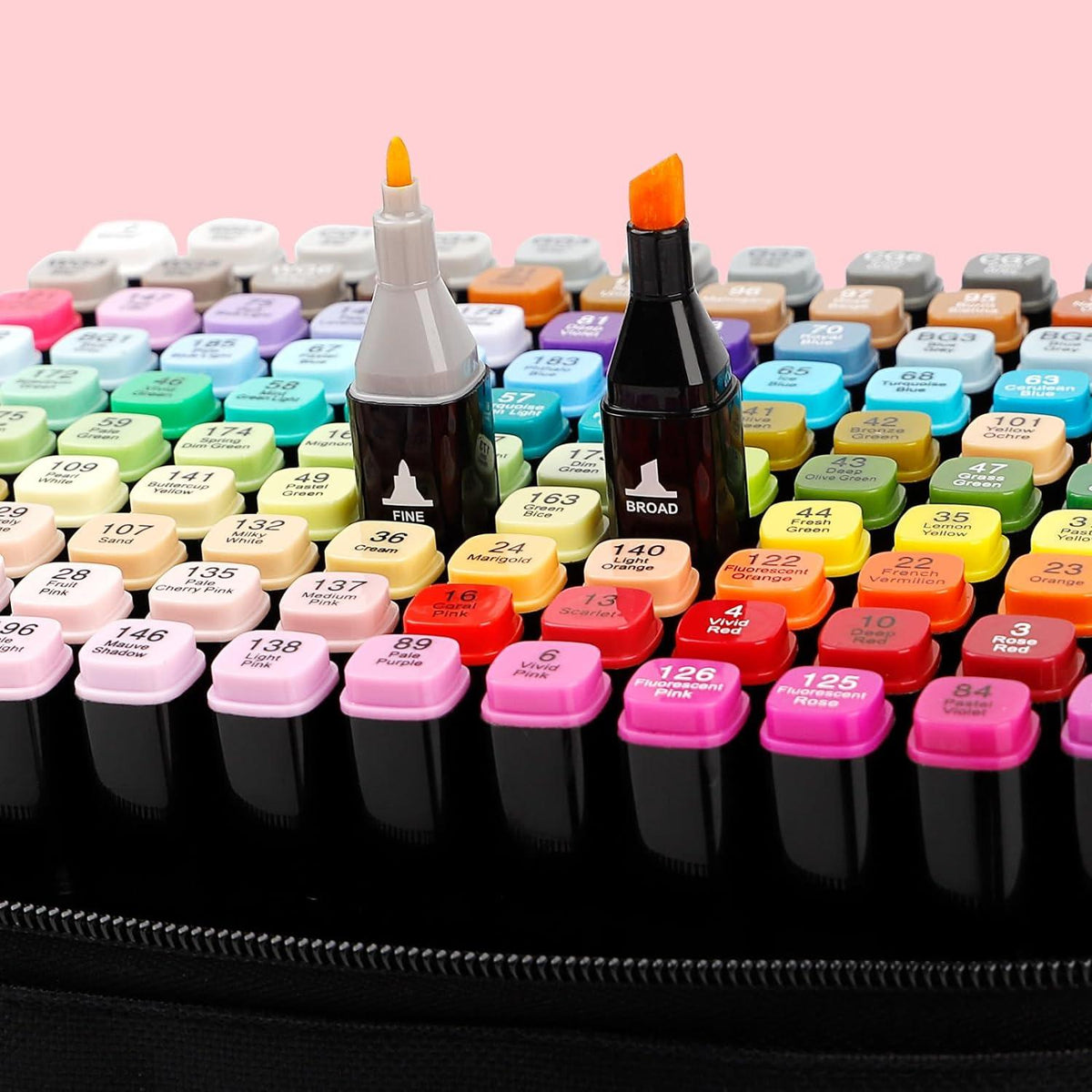 Colpart 168 Farben Alkohol Twin Marker Set für Manga Malerei Zeichnung
