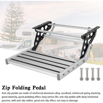 Klappbare Wohnmobil Trittstufe aus Aluminium – Robust & Sicher